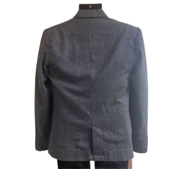 Standard Cloth Grey Wool Blazer Size S/P Small - Picture 2 of 12